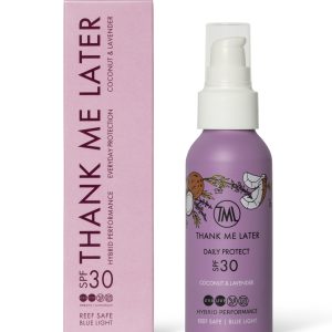 Thank Me Later – Natural Mineral Sunscreen SPF30 – Coconut & Lavender