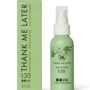 Thank Me Later - Natural Mineral Sunscreen SPF30 - Cucumber & Aloe Vera